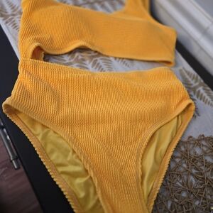 Pink Lily Sunny Yellow Bikini